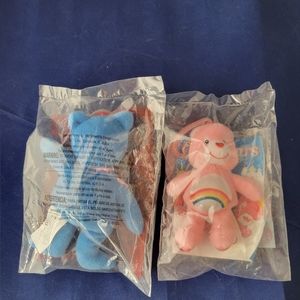 Lot of 2 McDonalds and Burger King Care Bear and McNuggets the Bear